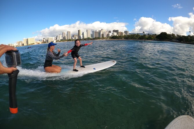 Family, Private & Group Surfing Lessons, Waikiki Courtesy Shuttle - After surfing: photos, videos, and the return shuttle