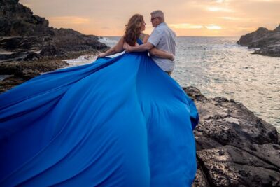 Flying Dress Photoshoot on Oahu - Choosing Color: Personal Style Without Guesswork