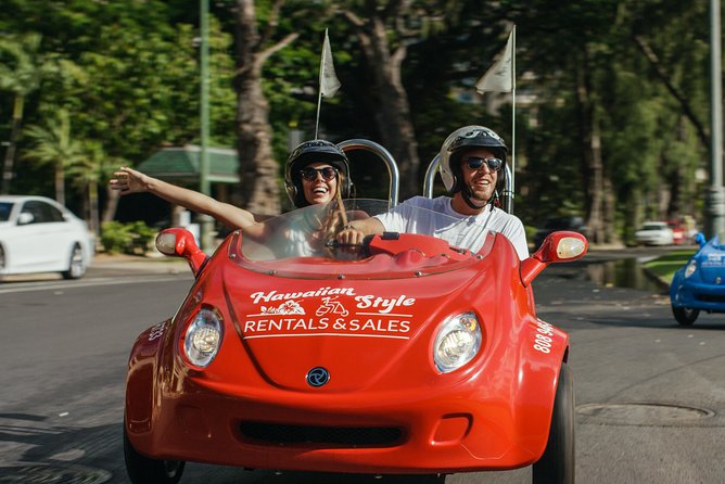 Hawaiian Style Scoot Coupe Rental for the Day - The inclusions that actually help you ride better