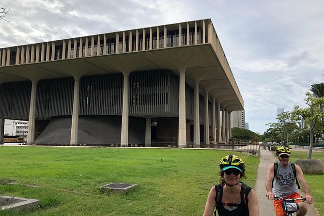 Historical Honolulu Bike Tour - Aloha Tower Marketplace: the skyline moment via the first elevator in the Pacific