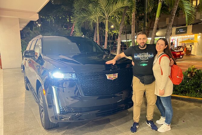 Honolulu SUV Transfer - Hotel, Airport, Port (1-5 passengers) - Special Add-On: Flower Lei Greeting (Optional)