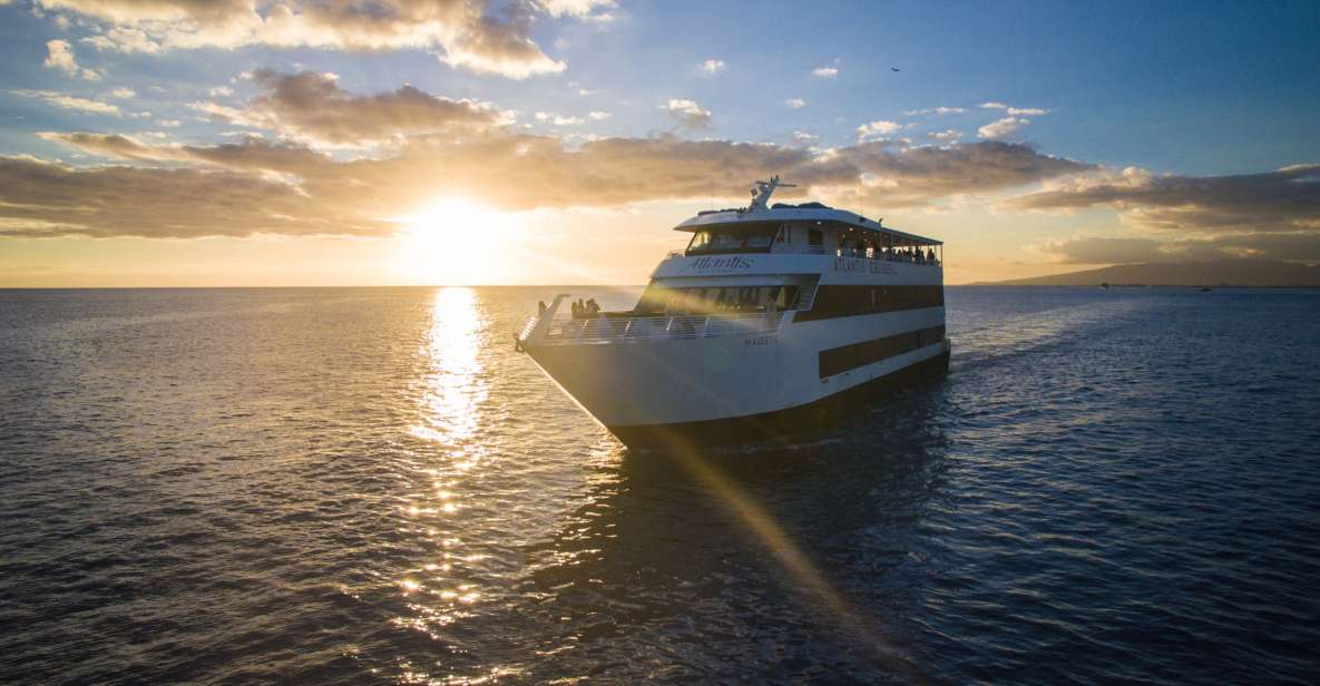Honolulu: Waikiki Sunset and Cocktail Cruise - From Majestic by Atlantis to the Pacific air