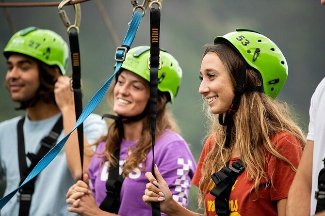 Kualoa Ranch - Zipline Tour - The Zipline Run: 14 Tandem Cables, Automatic Brakes, and Bridges