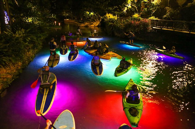 Lunar Legends Night Stand up Paddle Kayak Water Experience - The waterfalls and getting wet: manage it like a pro