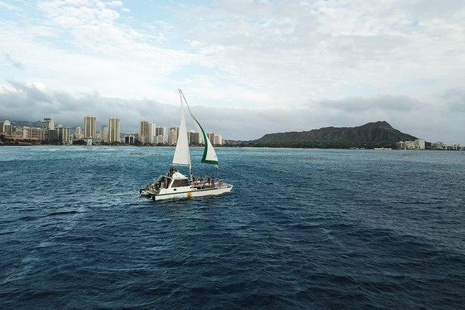 Oahu Catamaran Waikiki Sunset on 40 Foot Catamaran: Food and BYOB - The 40-Foot Catamaran Setup: Deck Space, Group Size, and Comfort