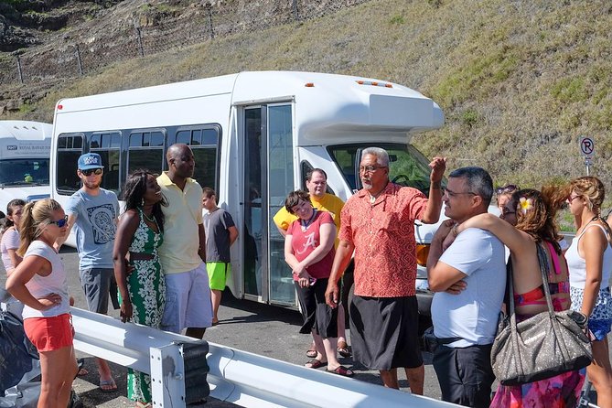 Oahu Circle Island Tour with Waimea Waterfall - Dole Plantation plus Honolulu wrap: souvenirs and royal-palace energy