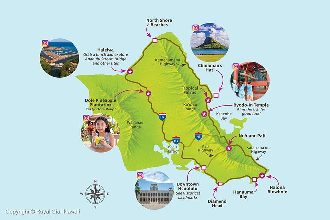 Oahu Grand Circle Island and Haleiwa Tour: 9-Hr Deluxe Experience - Pickup at dawn: choose your spot and plan for window time