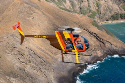 Oahu: Magnum P.I. Doors-Off Helicopter Tour - The Magnum P.I. Ferrari video and the 4-camera capture