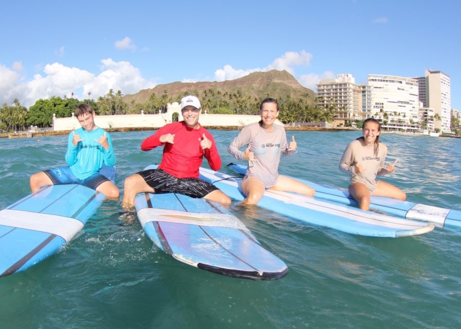 Oahu: Waikiki 2-Hour Beginner Group Surf Lesson - Waikiki surfing without the worst crowd energy