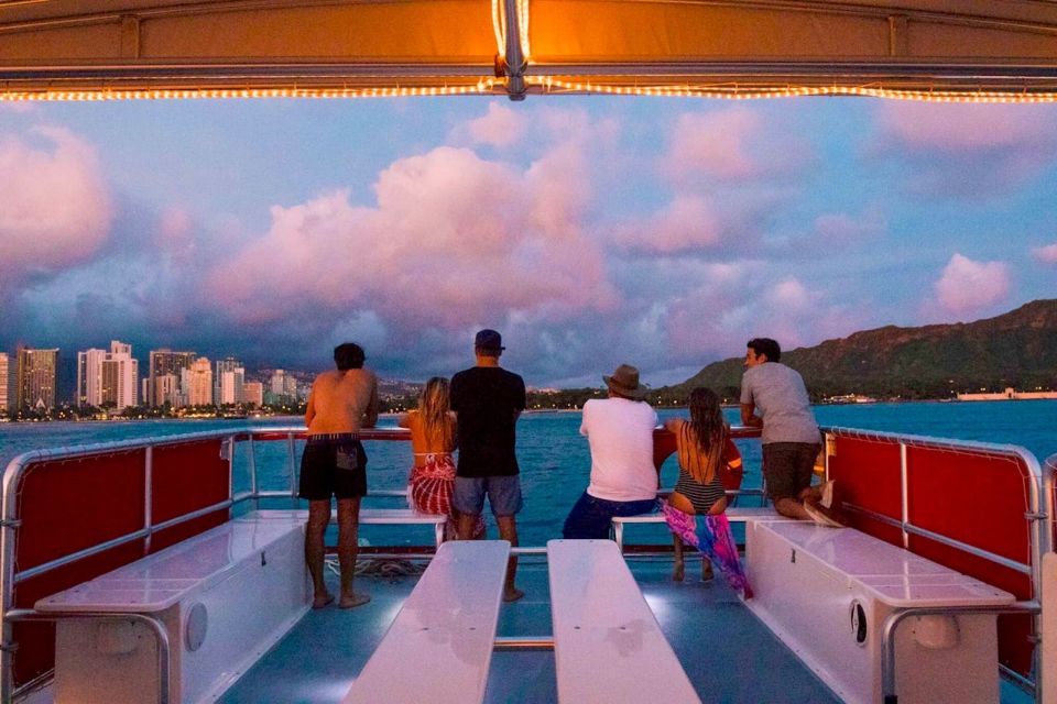 Oahu: Waikiki Glass Bottom Boat Sunset Cruise - The Glass-Bottom Thing: Great If It Fits Your Timing
