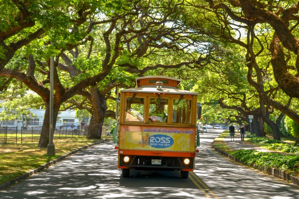 Oahu: Waikiki Trolley Hop-on Hop-off All-Line Pass - Red Line: Honolulu Culture, WWII Stories, and the City/Art District