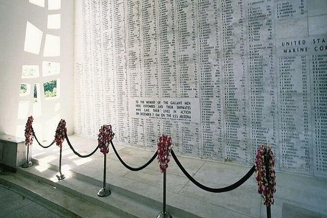 Pearl Harbor & Mini Circle Island Tour from Waikiki - USS Arizona Memorial: wreckage, names, and respectful silence