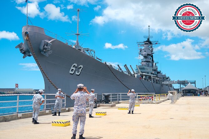 Pearl Harbor Remembered Tour - USS Oklahoma Memorial, Ford Island views, and the Honolulu downtown drive