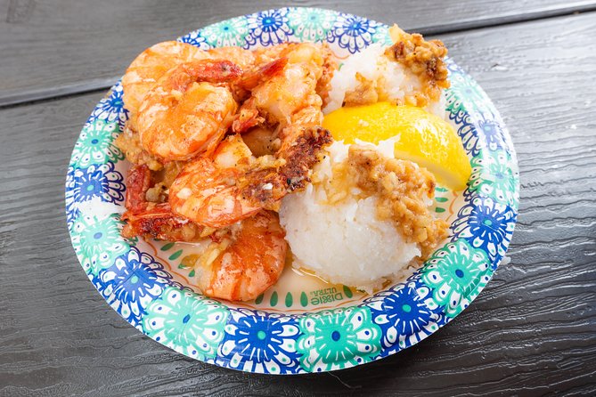 Sights & Bites Ultimate Oahu Circle Island Foodie Tour - The real food moment: Aloha Shrimp (and what not to expect)