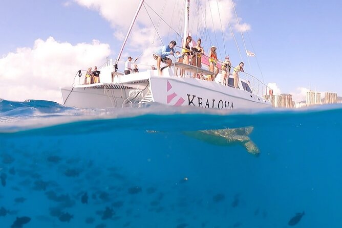 Sunset Boat Cruise: Swim and Cruise Waikiki - Snacks, drinks, and the no-BYOB rule