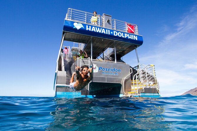 Swim with Dolphins Catamaran with Waterslide & Lunch on Oahu - Key takeaways before you go