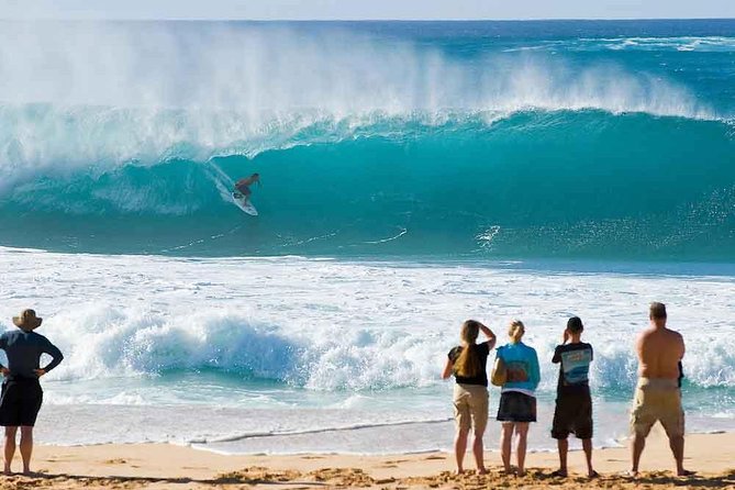 Tour of North Shore & Waimea Waterfall - Sunset Beach Reality Check: Surf Can Change the Plan