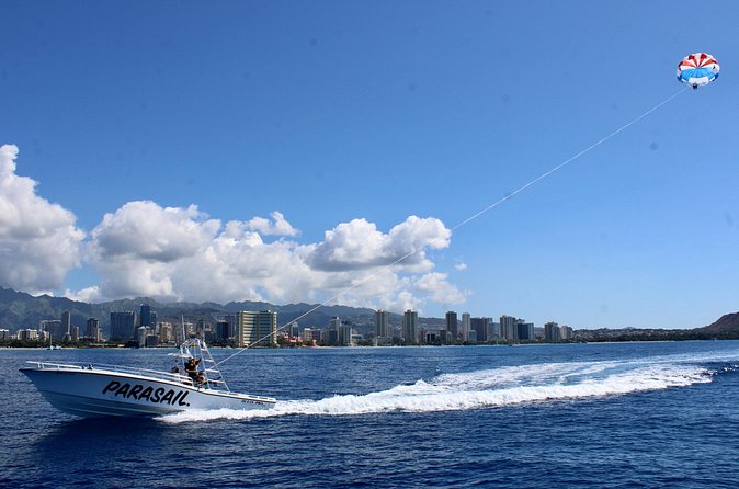 Waikiki and Diamond Head Parasailing Experience - Price and value: the $34 ticket plus the $8 day-of reality