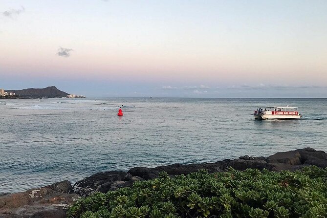 Waikiki Glass Bottom Boat Sunset Cruise - Waikiki and Diamond Head: the views you can’t get from shore