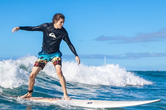 Waikiki Private Group Surf Lesson - About an hour in the water: how you actually catch waves